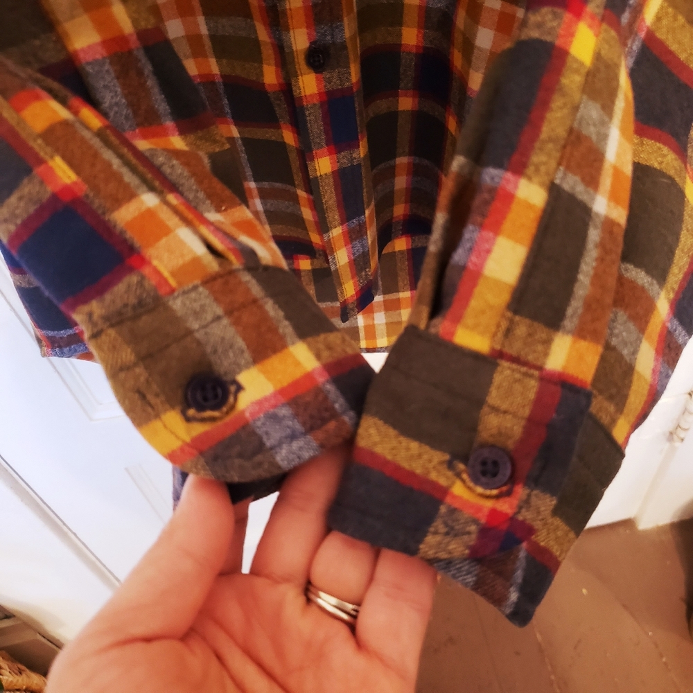Pendleton Button Down Lodge Plaid Flannel Shirt M… - image 8